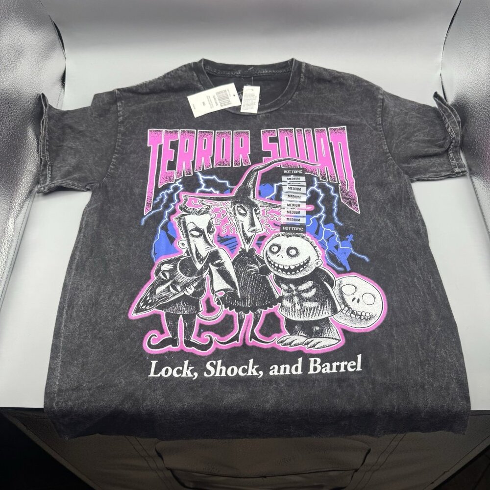 Nightmare Before Christmas Terror Trio Oogie Boys Girls Baby T-Shirt Medium New